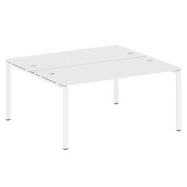 Офисная мебель Metal system Р. ст. на П-образном м/к БП.РАС-СП-2.4 Белый/Белый 1600х1475х750