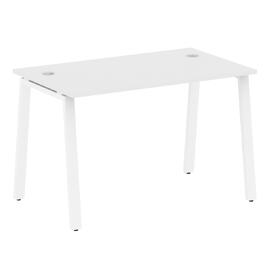 Офисная мебель Metal system Стол письменный на А-образном м/к БА.СП-2 Белый/Белый 1200х720х750