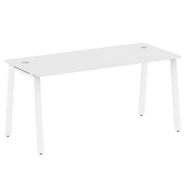 Офисная мебель Metal system Стол письменный на А-образном м/к БА.СП-4 Белый/Белый 1600х720х750