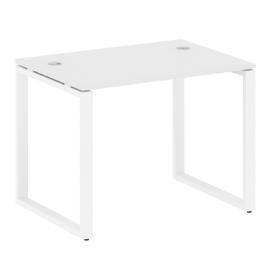 Офисная мебель Metal system Стол письменный на О-образном м/к БО.СП-1 Белый/Белый 1000х720х750