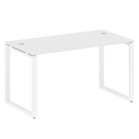 Офисная мебель Metal system Стол письменный на О-образном м/к БО.СП-3 Белый/Белый 1400х720х750