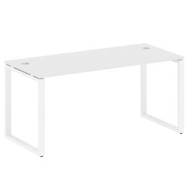 Офисная мебель Metal system Стол письменный на О-образном м/к БО.СП-4 Белый/Белый 1600х720х750