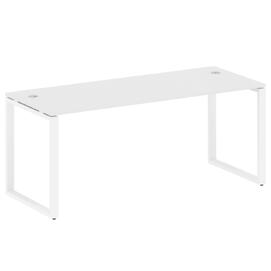 Офисная мебель Metal system Стол письменный на О-образном м/к БО.СП-5 Белый/Белый 1800х720х750