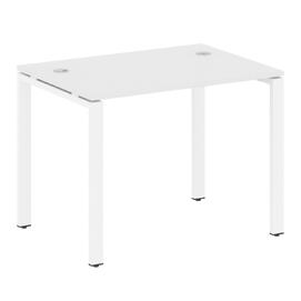 Офисная мебель Metal system Стол письменный на П-образном м/к БП.СП-1 Белый/Белый 1000х720х750