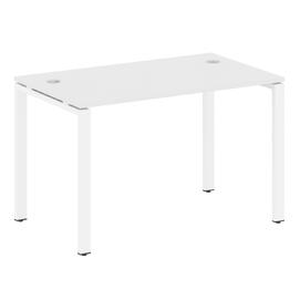 Офисная мебель Metal system Стол письменный на П-образном м/к БП.СП-2 Белый/Белый 1200х720х750