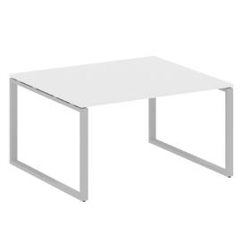 Офисная мебель Metal system Перег. стол (1 столешница) на О-образном м/к БО.ПРГ-1.3 Белый/Серый 1400х1235х750