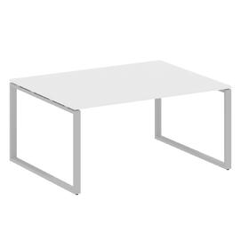 Офисная мебель Metal system Перег. стол (1 столешница) на О-образном м/к БО.ПРГ-1.4 Белый/Серый 1600х1235х750
