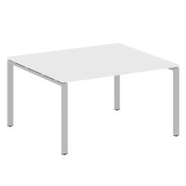 Офисная мебель Metal system Перег. стол (1 столешница) на П-образном м/к БП.ПРГ-1.3 Белый/Серый 1400х1235х750
