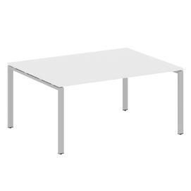 Офисная мебель Metal system Перег. стол (1 столешница) на П-образном м/к БП.ПРГ-1.4 Белый/Серый 1600х1235х750