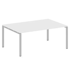 Офисная мебель Metal system Перег. стол (1 столешница) на П-образном м/к БП.ПРГ-1.5 Белый/Серый 1800х1235х750
