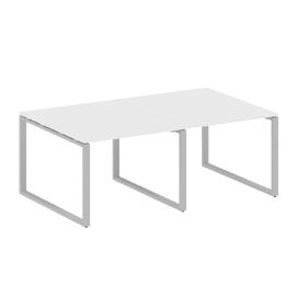 Офисная мебель Metal system Перег. стол (2 столешницы) на О-образном м/к БО.ПРГ-2.1 Белый/Серый 2000х1235х750