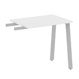 Офисная мебель Metal system Приставной элемент на А-образном м/к БА.ПР-2 Белый/Серый 800х600х750