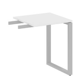 Офисная мебель Metal system Приставной элемент на О-образном м/к БО.ПР-1 Белый/Серый 600х600х750