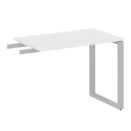 Офисная мебель Metal system Приставной элемент на О-образном м/к БО.ПР-3 Белый/Серый 1000х600х750