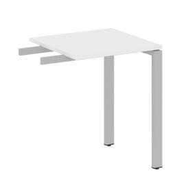 Офисная мебель Metal system Приставной элемент на П-образном м/к БП.ПР-1 Белый/Серый 600х600х750