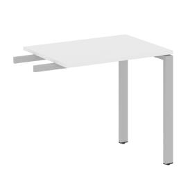 Офисная мебель Metal system Приставной элемент на П-образном м/к БП.ПР-2 Белый/Серый 800х600х750
