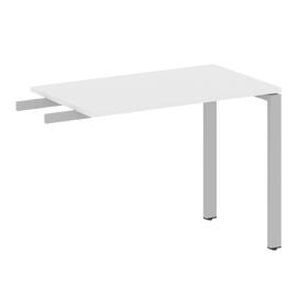 Офисная мебель Metal system Приставной элемент на П-образном м/к БП.ПР-3 Белый/Серый 1000х600х750