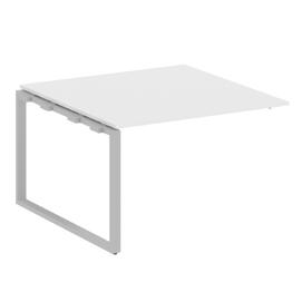 Офисная мебель Metal system Проходной элемент перег. стола на О-образном м/к БО.ППРГ-2 Белый/Серый 1200х1235х750