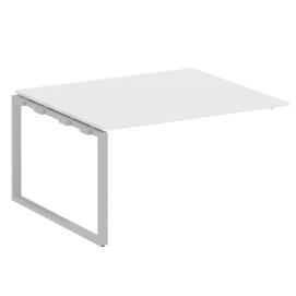 Офисная мебель Metal system Проходной элемент перег. стола на О-образном м/к БО.ППРГ-3 Белый/Серый 1400х1235х750