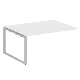 Офисная мебель Metal system Проходной элемент перег. стола на О-образном м/к БО.ППРГ-4 Белый/Серый 1600х1235х750
