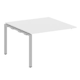 Офисная мебель Metal system Проходной элемент перег. стола на П-образном м/к БП.ППРГ-2 Белый/Серый 1200х1235х750