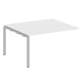Офисная мебель Metal system Проходной элемент перег. стола на П-образном м/к БП.ППРГ-3 Белый/Серый 1400х1235х750