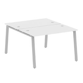 Офисная мебель Metal system Р. ст. на А-образном м/к БА.РАС-СП-2.2 Белый/Серый 1200х1475х750