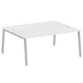 Офисная мебель Metal system Р. ст. на А-образном м/к БА.РАС-СП-2.5 Белый/Серый 1800х1475х750