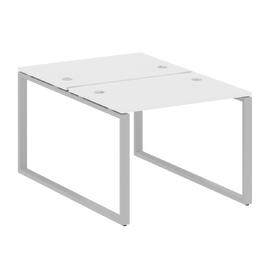 Офисная мебель Metal system Р. ст. на О-образном м/к БО.РАС-СП-2.1 Белый/Серый 1000х1475х750