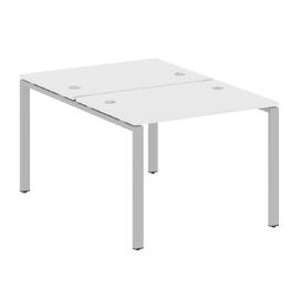 Офисная мебель Metal system Р. ст. на П-образном м/к БП.РАС-СП-2.1 Белый/Серый 1000х1475х750