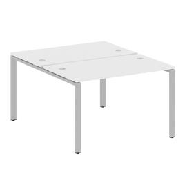 Офисная мебель Metal system Р. ст. на П-образном м/к БП.РАС-СП-2.2 Белый/Серый 1200х1475х750