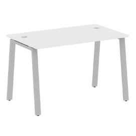 Офисная мебель Metal system Стол письменный на А-образном м/к БА.СП-2 Белый/Серый 1200х720х750