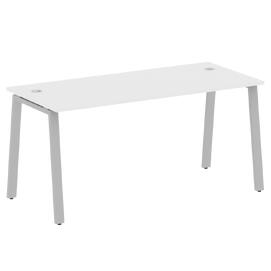 Офисная мебель Metal system Стол письменный на А-образном м/к БА.СП-4 Белый/Серый 1600х720х750