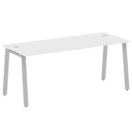 Офисная мебель Metal system Стол письменный на А-образном м/к БА.СП-5 Белый/Серый 1800х720х750