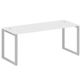 Офисная мебель Metal system Стол письменный на О-образном м/к БО.СП-5 Белый/Серый 1800х720х750