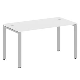 Офисная мебель Metal system Стол письменный на П-образном м/к БП.СП-3 Белый/Серый 1400х720х750