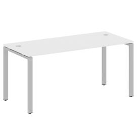 Офисная мебель Metal system Стол письменный на П-образном м/к БП.СП-4 Белый/Серый 1600х720х750