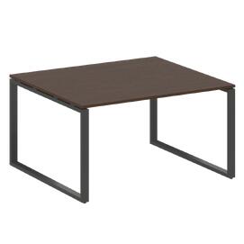 Офисная мебель Metal system Перег. стол (1 столешница) на О-образном м/к БО.ПРГ-1.3 Венге Цаво/Антрацит 1400х1235х750
