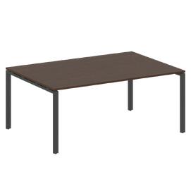 Офисная мебель Metal system Перег. стол (1 столешница) на П-образном м/к БП.ПРГ-1.5 Венге Цаво/Антрацит 1800х1235х750