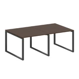 Офисная мебель Metal system Перег. стол (2 столешницы) на О-образном м/к БО.ПРГ-2.1 Венге Цаво/Антрацит 2000х1235х750