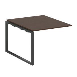 Офисная мебель Metal system Проходной элемент перег. стола на О-образном м/к БО.ППРГ-1 Венге Цаво/Антрацит 1000х1235х750