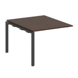 Офисная мебель Metal system Проходной элемент перег. стола на П-образном м/к БП.ППРГ-1 Венге Цаво/Антрацит 1000х1235х750
