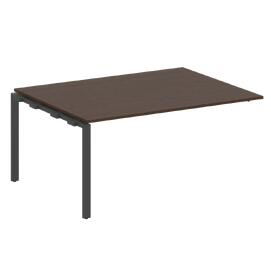 Офисная мебель Metal system Проходной элемент перег. стола на П-образном м/к БП.ППРГ-4 Венге Цаво/Антрацит 1600х1235х750