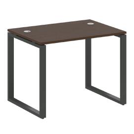 Офисная мебель Metal system Стол письменный на О-образном м/к БО.СП-1 Венге Цаво/Антрацит 1000х720х750