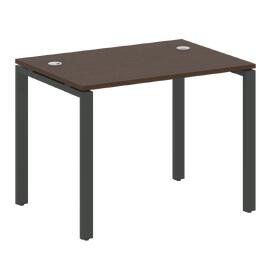 Офисная мебель Metal system Стол письменный на П-образном м/к БП.СП-1 Венге Цаво/Антрацит 1000х720х750