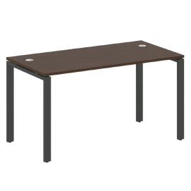 Офисная мебель Metal system Стол письменный на П-образном м/к БП.СП-3 Венге Цаво/Антрацит 1400х720х750