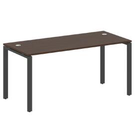 Офисная мебель Metal system Стол письменный на П-образном м/к БП.СП-4 Венге Цаво/Антрацит 1600х720х750