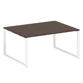 Офисная мебель Metal system Перег. стол (1 столешница) на О-образном м/к БО.ПРГ-1.4 Венге Цаво/Белый 1600х1235х750
