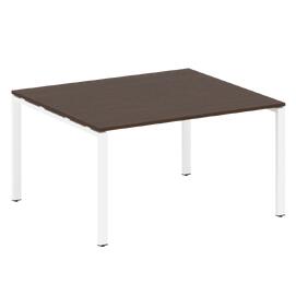 Офисная мебель Metal system Перег. стол (1 столешница) на П-образном м/к БП.ПРГ-1.3 Венге Цаво/Белый 1400х1235х750