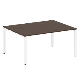 Офисная мебель Metal system Перег. стол (1 столешница) на П-образном м/к БП.ПРГ-1.4 Венге Цаво/Белый 1600х1235х750